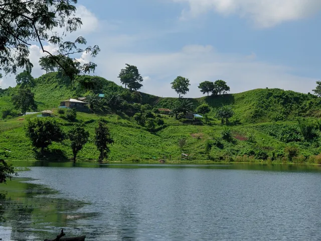 Mist between the green hills of Bandarban